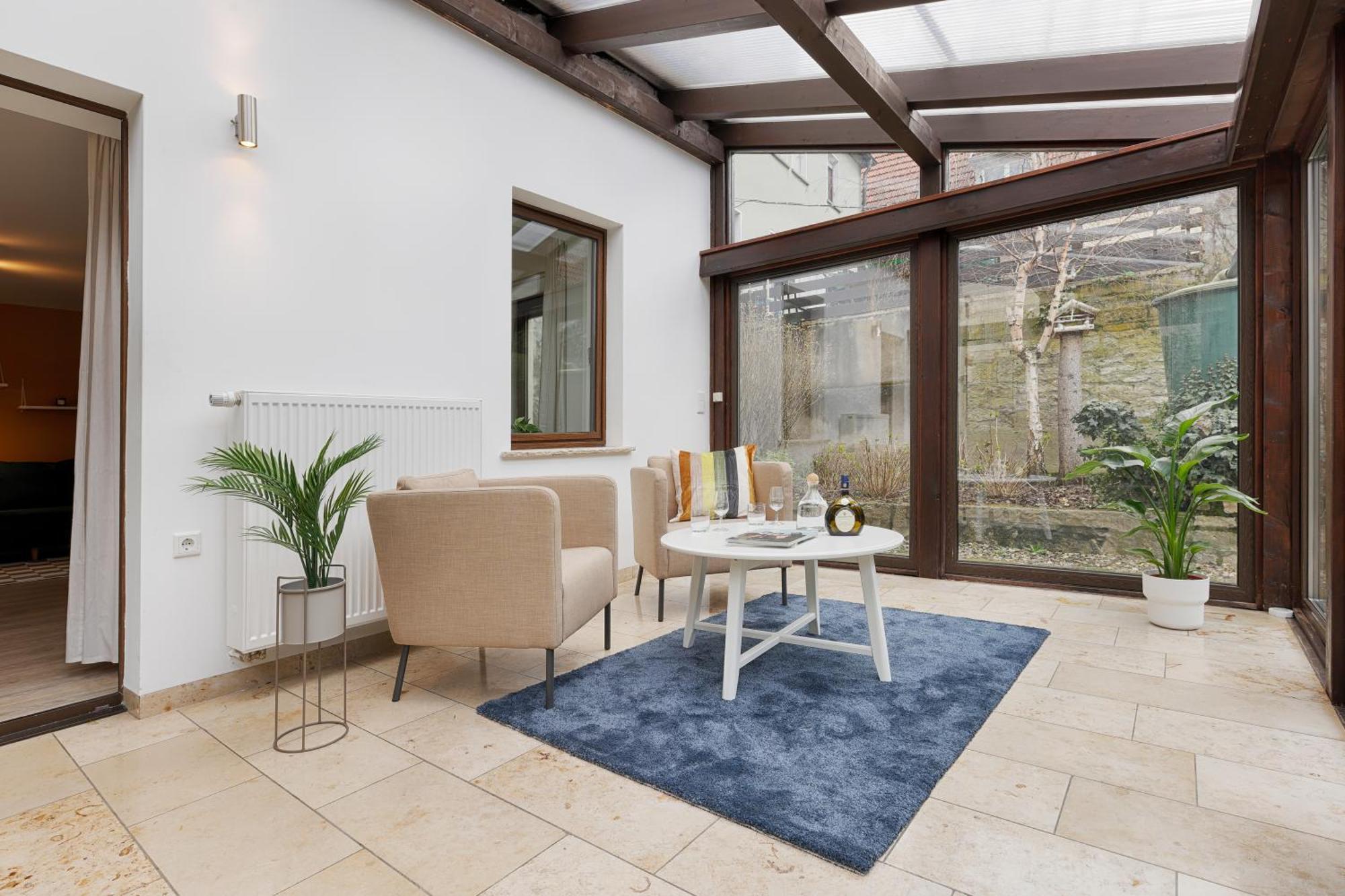 Homie Badgasse - Fewos Am Main Mit Dachterrasse & Fahrradgarage *